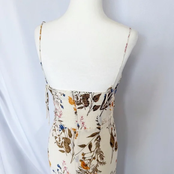 Reformation Kourtney Dress in Frolic Size 0 - Picture 8 of 11